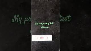 Pregnancy test at homepregnancy testbaby ytshortstrending shorts [upl. by Ailen]