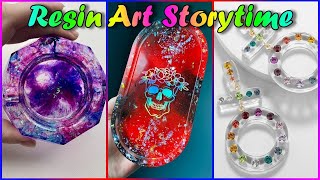 🟢 RESIN ART STORYTIME ✨Epoxy Resin Pouring Crafts 🌈 MEmu Wolf  Best TikTok Compilation Part 34 [upl. by Hunfredo]