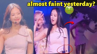 NOOO😭 Jennie vomit all day and left the stage in the middle of Born Pink in Melbourne Day 2 [upl. by Lesser]