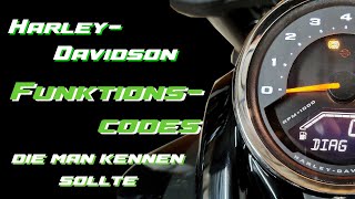 HarleyDavidson Funktionscodes die man kennen sollte Softail M8 [upl. by Tranquada]