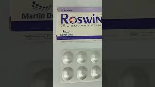 Roswin Tablet 5mg Uses Roswin 10mg Tablet Uses Roswin 20mg Tablet Uses Rosuvastatin [upl. by Anilemrac]