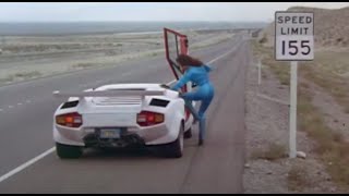 Countach LP400 S in The Cannonball Run II 1984 [upl. by Aita]