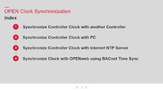 TV241201 OPEN Clock Synchronization [upl. by Naujahs]