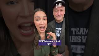 AOC and Doug Emhoff VOTE  Alexandria OcasioCortez [upl. by Frerichs]