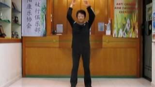 Anti Cancer Arm Swing Exercise  routine 2 抗癌甩手功第二套 [upl. by Adikram]