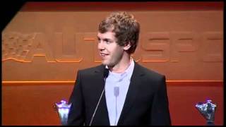 Vettel Autosport Driver 2011 Award Speech [upl. by Yenruoc]