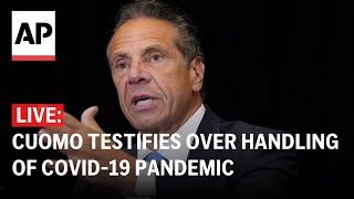 LIVE Andrew Cuomo testifies over handling of COVID19 pandemic [upl. by Sterne]