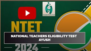 EDUCATIONAL TECHNOLOGY  NATIONAL TEACHERS ELIGIBLITY TEST  NTET  AYUSH  HOMEOPGTUTOR [upl. by Nocaed]