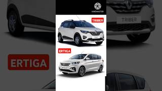 TRIBER VS ERTIGA triber ertiga carcompare [upl. by Luapnaej300]