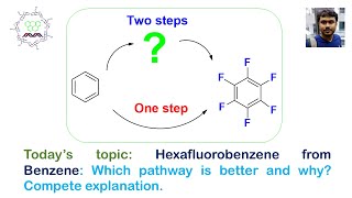 Hexafluorobenzene C6F6 from Benzene by Dr Tanmoy Biswas [upl. by Milewski]