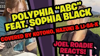 Polyphia  quotABCquot feat Sophia Black  covered by Kotono Hazuki and LisaX  Roadie Reacts [upl. by Schapira511]