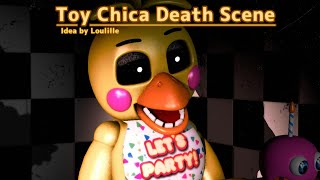 SFM FNAF Toy Chica Death Scene [upl. by Aidne]