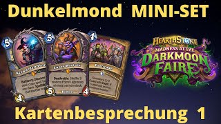 Hearthstone Dunkelmond MiniSet Kartenbesprechung 1 [upl. by Eglanteen102]