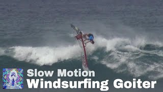 Windsurfing Goiter  Slow Motion [upl. by Tearle663]