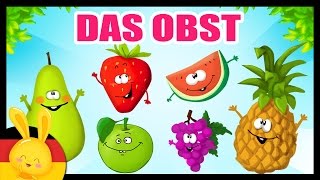 Das Obst auf deutsch lernen  German vocabulary  Fruits amp vegetables  Titounis [upl. by Nohsid]