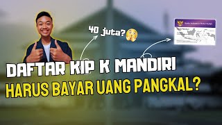 Cara Daftar KIP KULIAH Jalur Mandiri  Sharing Mahasiswa KIP K IPB [upl. by Saddler]