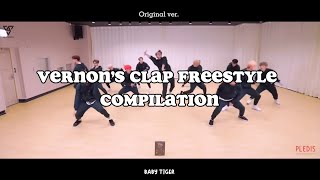 Vernon’s Clap Freestyle 20172023 Full Compilation ❤️‍🔥  버논 박수 프리스타일 모음 VERNON [upl. by Goober519]