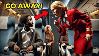 Flight Attendant KICKS Black Boy Off Plane Then He Makes a Powerful Comeback [upl. by Just]