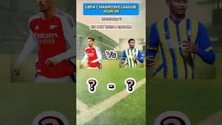 UCL202425 MATCHDAY 3 ARSENAL VS SHAKHTAR shorts ucl arsenal shahkar [upl. by Rosmunda]