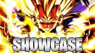 HE JUST SUCKS LF SUPER VEGETA SHOWCASE  Dragon Ball Legends [upl. by Hanleigh]