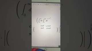 Gaussian integral integration maths ai mathfun motivation mathhumor mathmemes mathematics [upl. by Anitsim132]