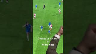 Pedro Neto with the 11 for Chelsea against Arsenal London soccer chelsea arsenalfc stamfordct [upl. by Dleifxam371]