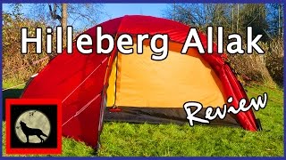 Hilleberg Allak 2 Review and Set Up  2 person 4 season freestanding tent backpacking [upl. by Arika]