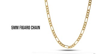 5MM FIGARO CHAIN [upl. by Einahpts448]