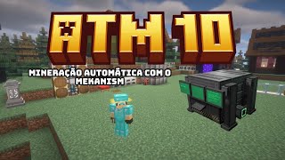 Mineração Automática com o Mekanism  Minecraft 121  ATM10 EP 3 [upl. by Doscher]