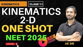 Kinematics One Shot NEET  Kinematics One Shot  Kinematics 2 D Motion One Shot  One Shot  NEET11 [upl. by Arvell932]