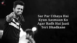 Sehmi Hai Dhadkan Lyrics  Atif Aslam [upl. by Bodnar]