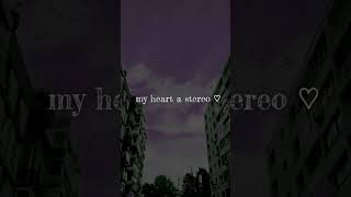 gym  heart stereo ♡♡edit viral lyrics shortvideo music aesthetic trending heartstereo love [upl. by Abagail628]