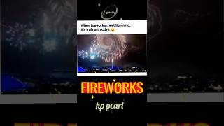 Fireworks vs Lighting fireworks Lighting hppearl ytshorts yt [upl. by Ioves]