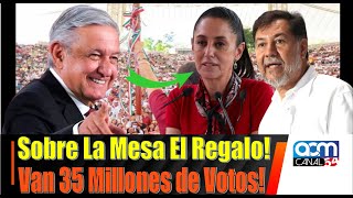 ESTÁ LISTO EL GRAN REGALO AL PRESIDENTE NO 35 SINO 40 MILLONES DE VOTOS Y PIERDE EL REGISTRO EL PRI [upl. by Krasnoff132]