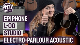 Epiphone L00 Studio ElectroParlour Acoustic  1930s Style With Modern Versatility [upl. by Malory]