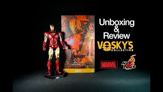 Hot Toys Iron Man Mark VI 20 Standard Version Unboxing amp Review [upl. by Esineg]