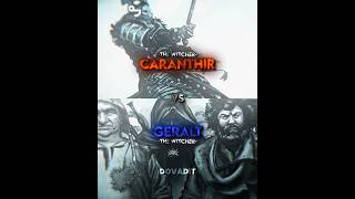 Caranthir vs geralt shorts edit game thewitcher [upl. by Gnemgnok481]