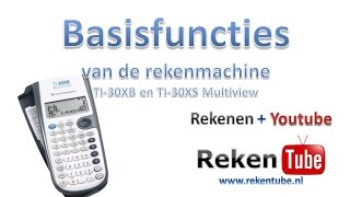 Basisfuncties van de rekenmachine [upl. by Pearlstein]