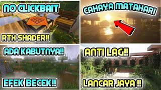 Akhirnya 4 Shaders Realistis MCPE Anti Lag Support RAM 1GB2GB dan SUPPORT ALL DEVICE [upl. by Llenrad]