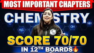 Class 12th Chemistry Most Important Topics Chapter Wise  बस इतना पढ़लो 🔥🔥 [upl. by Nikal]