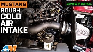 20052009 Mustang V6 Roush Cold Air Intake Review amp Install [upl. by Artekal]