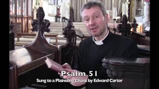 Plainsong Psalm 51 [upl. by Rudwik]