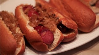 Beer Steamed Brats amp Kielbasa Recipe [upl. by Reppep612]