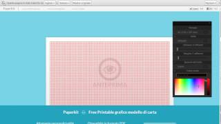 Creare fogli personalizzati a quadretti e a righe su Paperkitnet [upl. by Annig371]