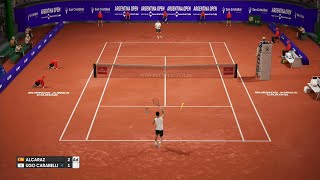 Carlos Alcaraz vs Camilo Ugo Carabelli ATP Argentina Open 24 AO International Tennis 1080x60 fps [upl. by Ailemor]