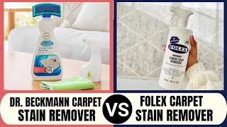 Dr Beckmann vs Folex Carpet Stain Remover  Which Works Best [upl. by Naeloj]