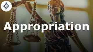 Appropriation  Criminal Law [upl. by Eilesor838]