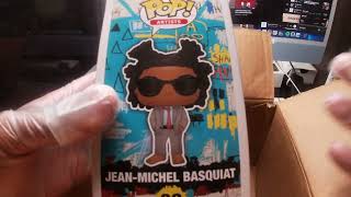 JEANMICHEL BASQUIAT LIMITED EDITION FUNKO POP DOLLS UNBOXING [upl. by Annavoig]