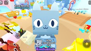 Redeeming Huge Hoverboard Cat 🐱 Pet Simulator 99 ❄️ [upl. by Hough]