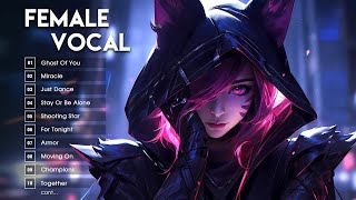 Cool Female Vocal Music 2024 ♫ Top 30 Songs for Hard Gaming ♫ Best EDM Trap Electronic House [upl. by Ziom]